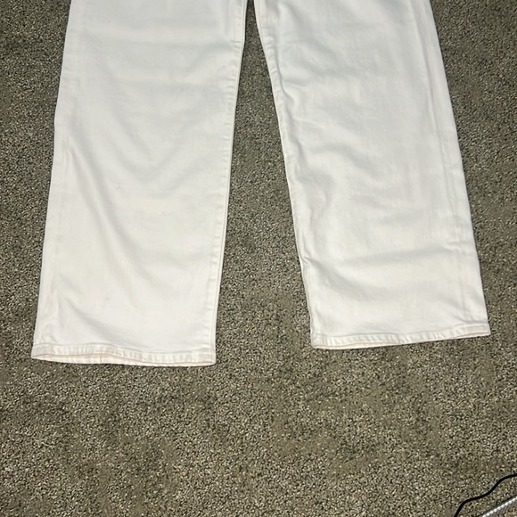 Agolde Harper crop wide leg white Jean- great for spring & summer!!! - Picture 5 of 7